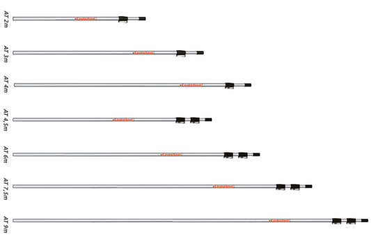 AT 4.5M Telescopic Pole for Pruners and Saws