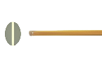 Oval replacement handle