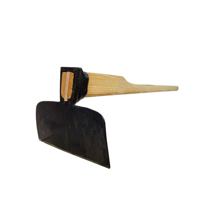German Wide Chopping Hoe, 2.4 lb Head, 9" Blade with 53" Ash Handle
