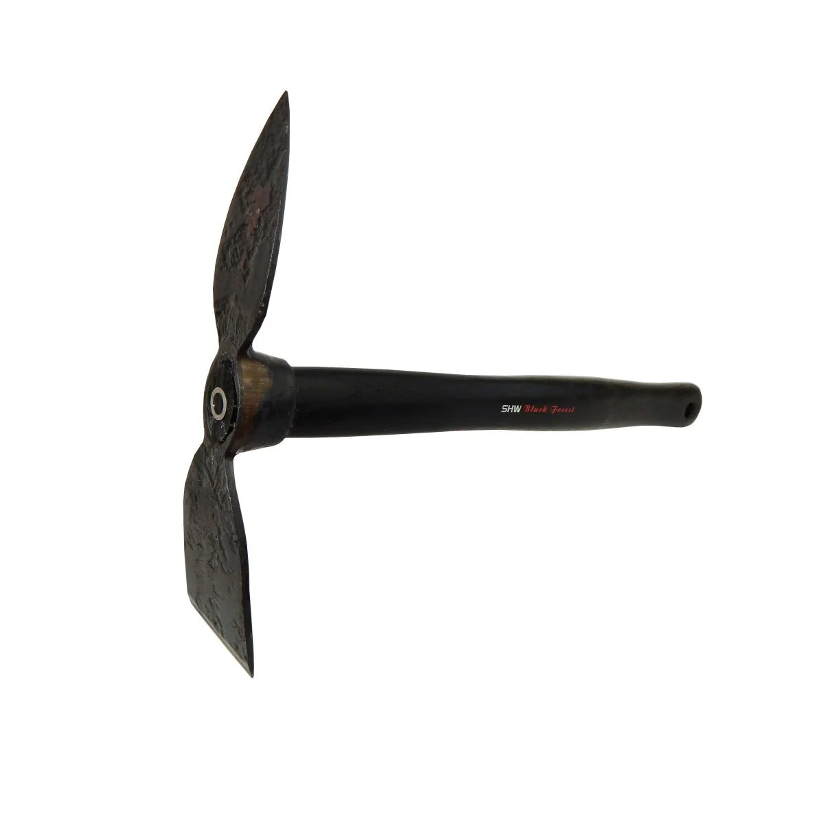 German Handheld Duo-Hoe with flat and pointed blade, ash handle 40 cm