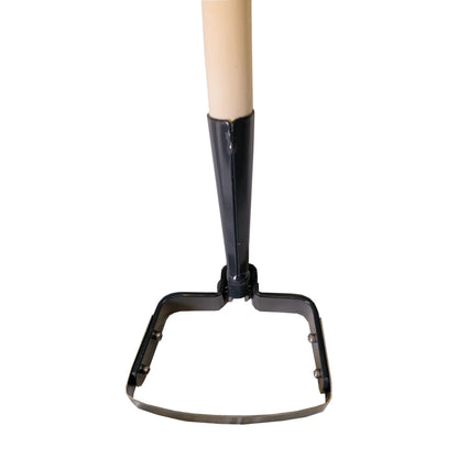 German Oscillating Stirrup Hoe - 5.5" with 63" wood Handle