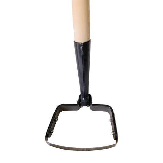 German Oscillating Stirrup Hoe - 5.5" with 63" wood Handle