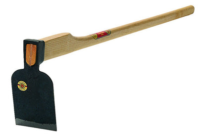German Heavy Root Hoe 3.3lbs - 7.5"x 5" with 53" Ash Handle